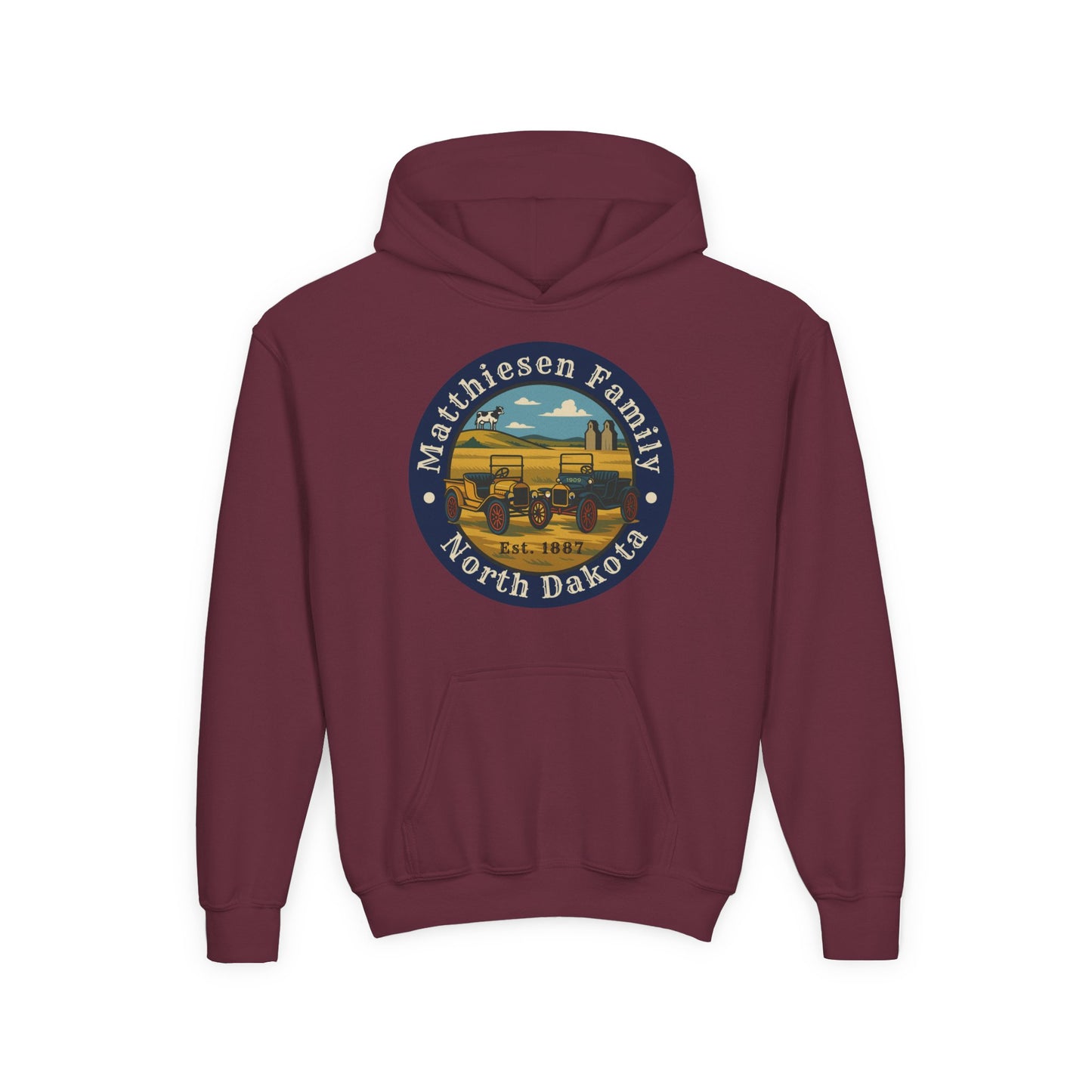 Matthiesen Family Model T Youth Hoodie