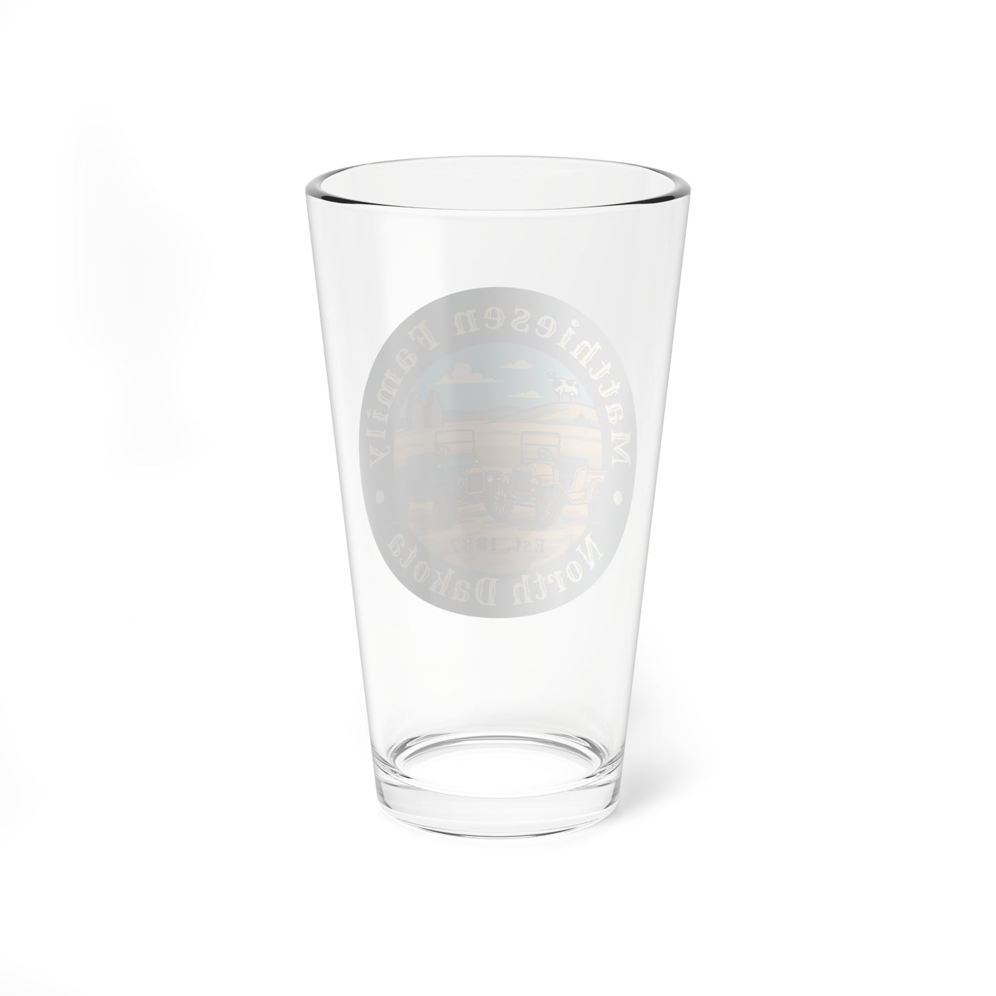 Matthiesen Family Model T Shaker / Pilsner Glass