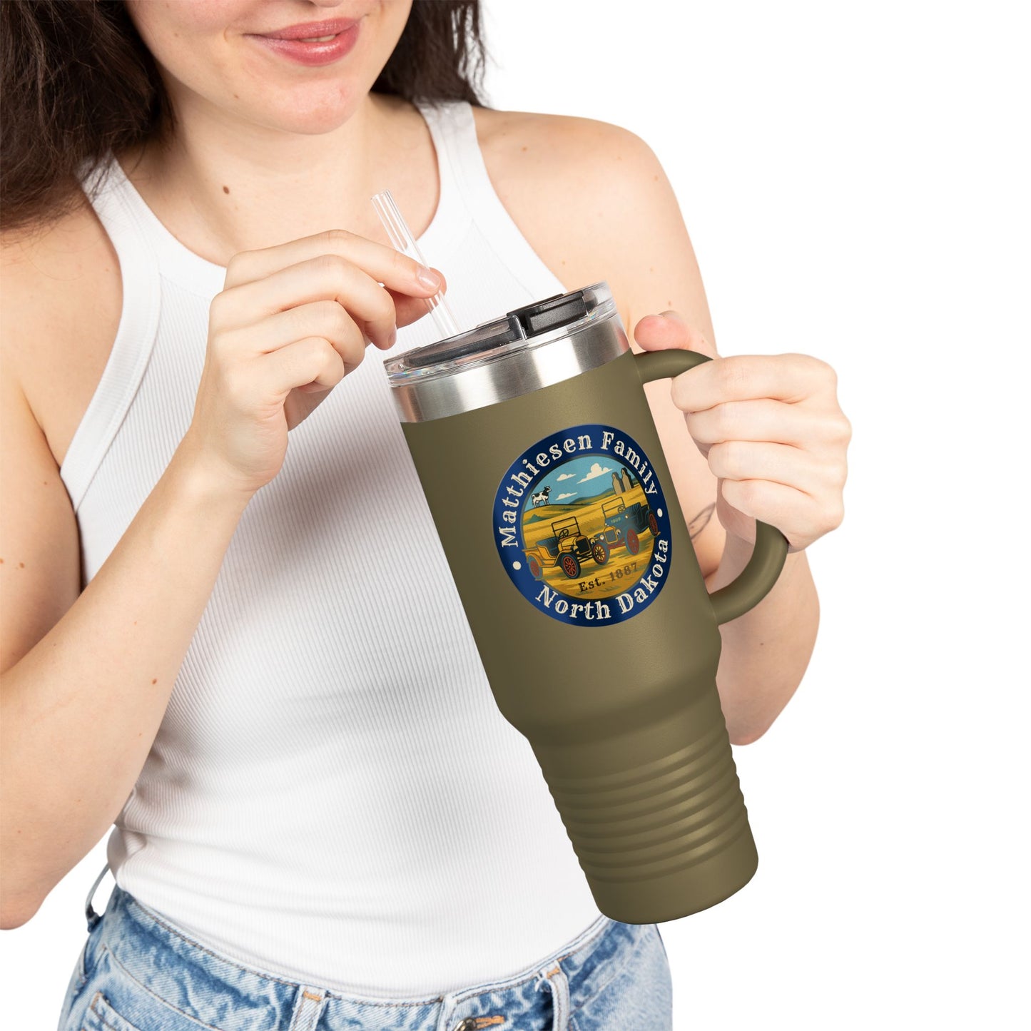 Matthiesen Family Model T Insulated Travel Mug