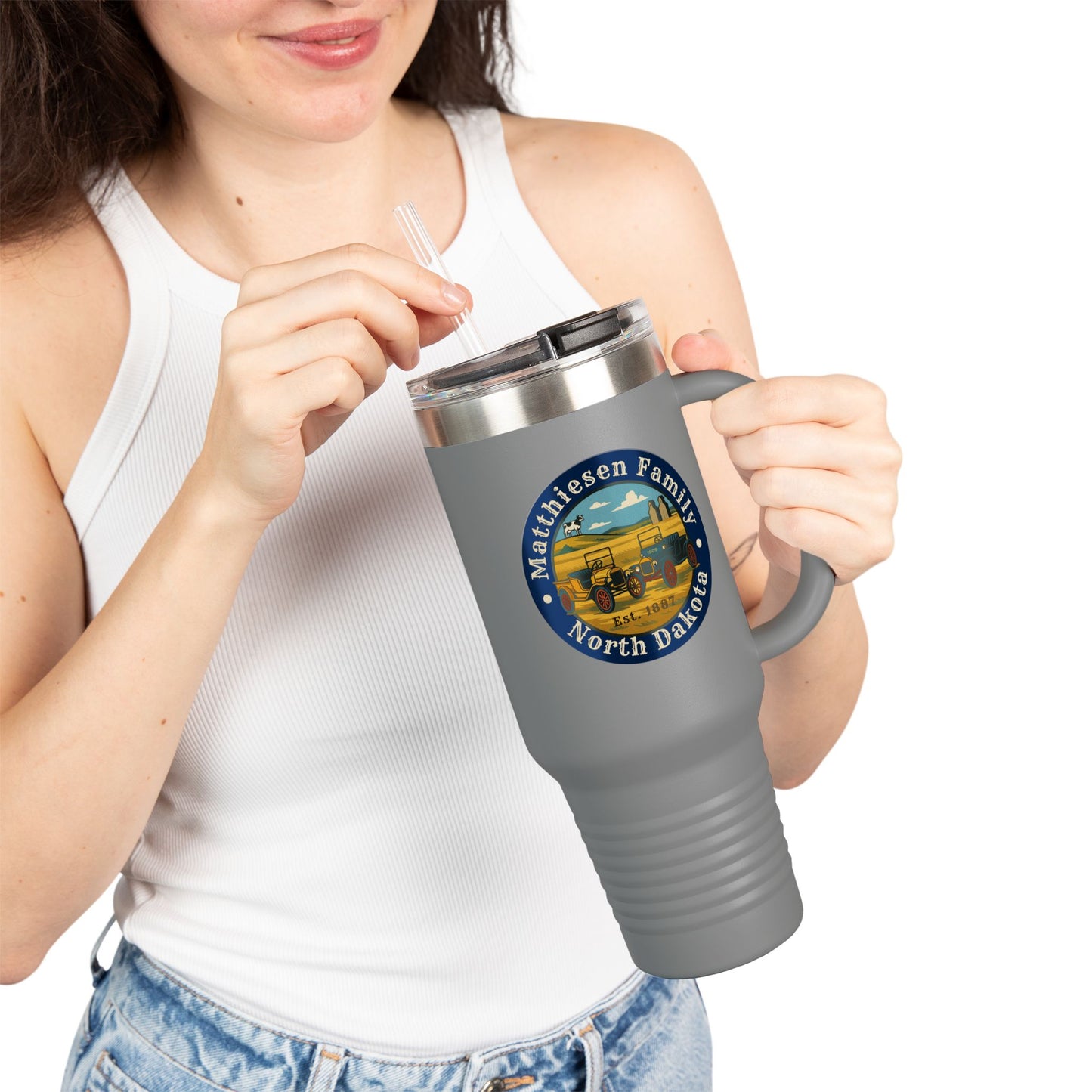 Matthiesen Family Model T Insulated Travel Mug