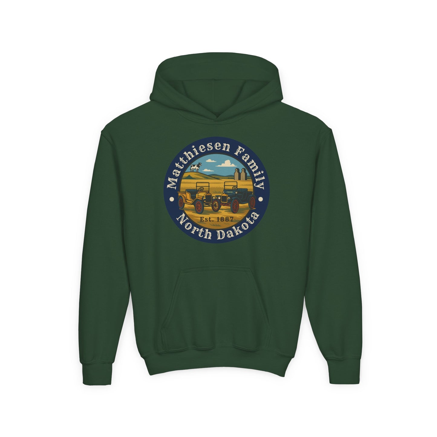Matthiesen Family Model T Youth Hoodie