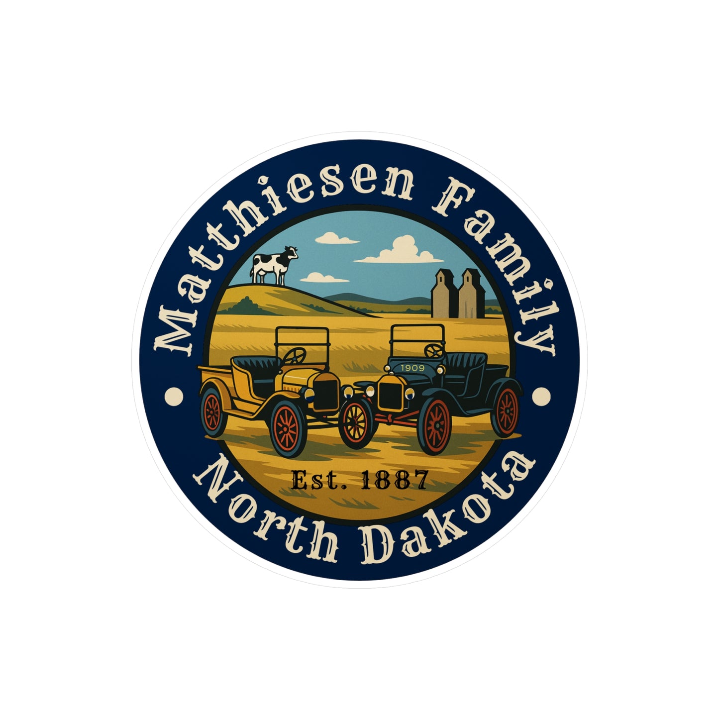 Matthiesen Family Model T Kiss-Cut Vinyl Decals