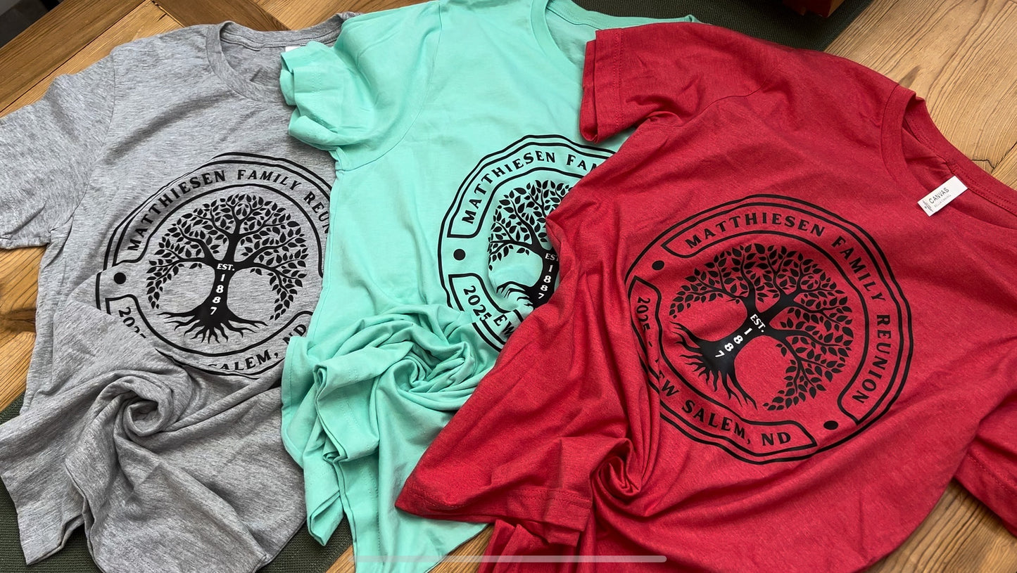 Official 2025 Reunion T-Shirt (Multiple Colors Available)