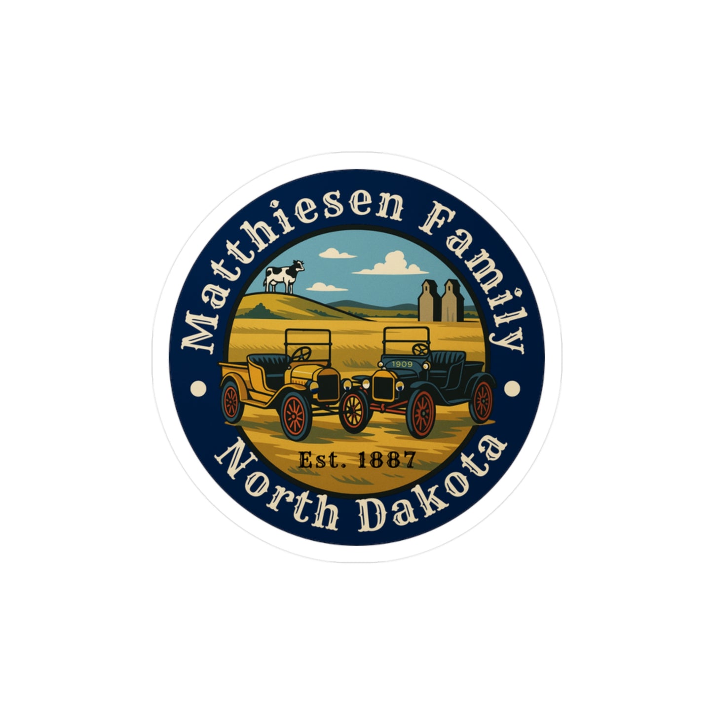Matthiesen Family Model T Kiss-Cut Vinyl Decals