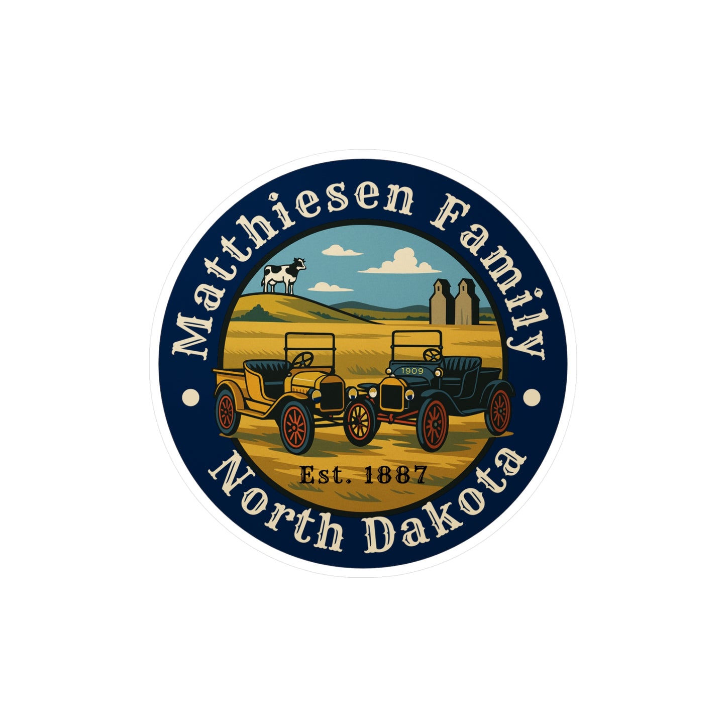 Matthiesen Family Model T Kiss-Cut Vinyl Decals