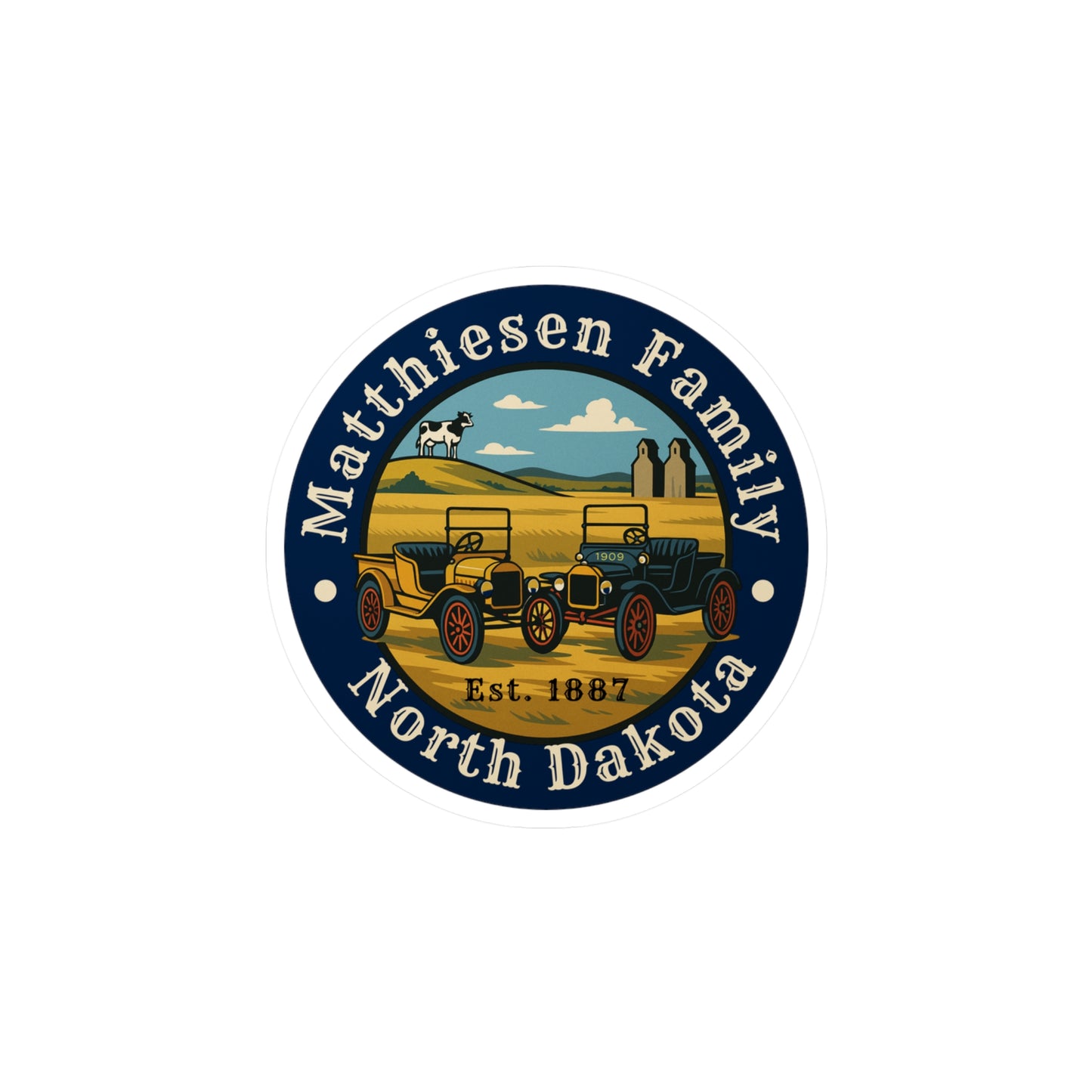 Matthiesen Family Model T Kiss-Cut Vinyl Decals