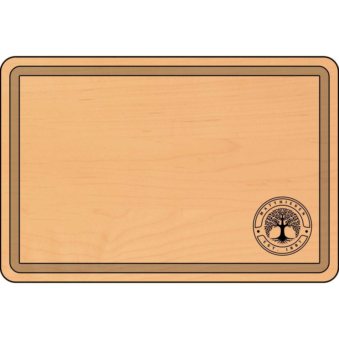 Matthiesen Family Tree Wooden Cutting Board (Various Styles Available)