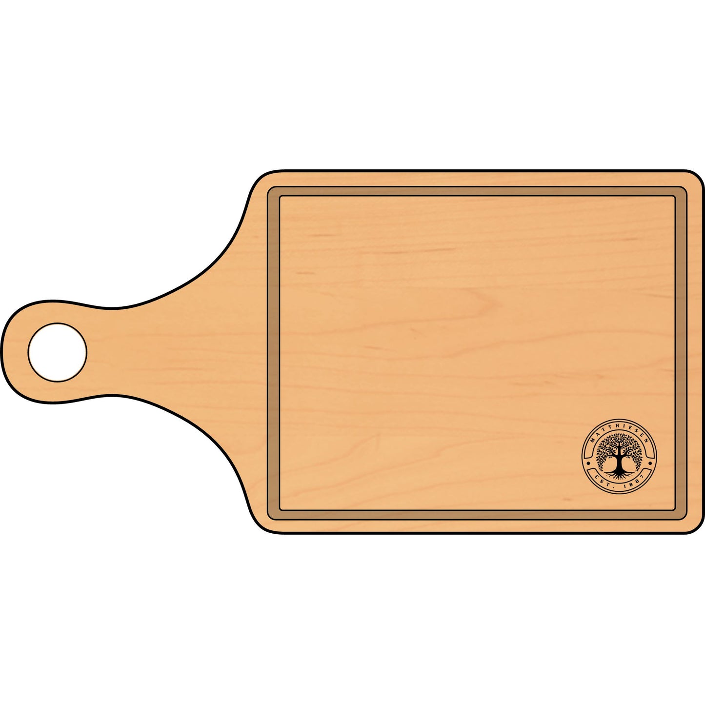Matthiesen Family Tree Wooden Cutting Board (Various Styles Available)